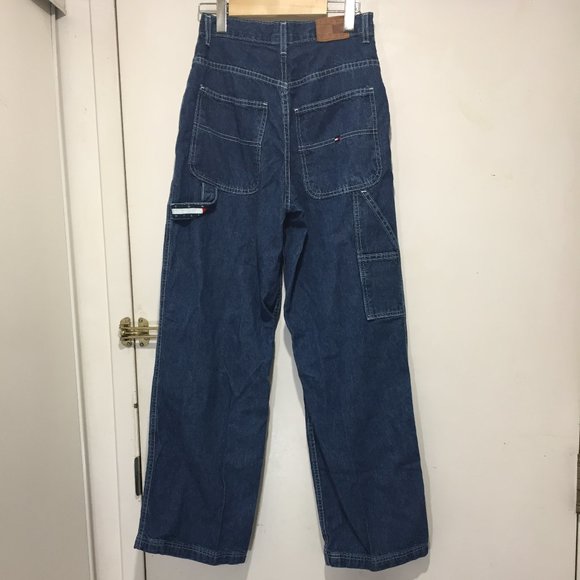 VINTAGE TOMMY HILFIGER CARPENTER HIGH RISE JEANS SIZE 8 - Picture 3 of 8